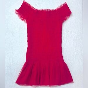Elegant Red Kids Dress